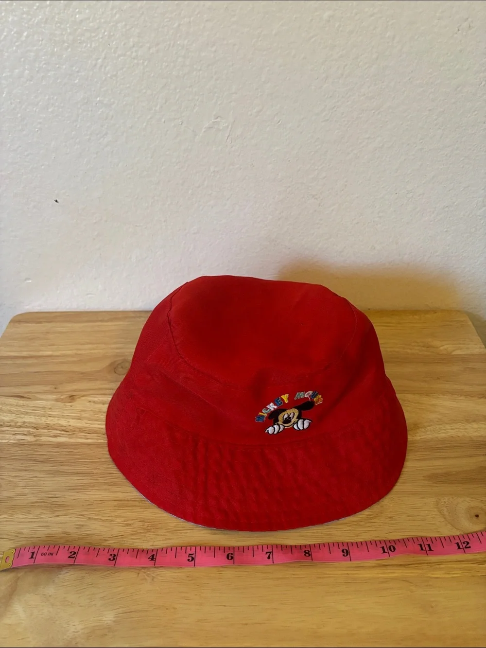 Disney Kids Red Bucket Hat